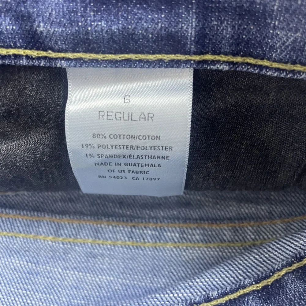 The Diva Denim Jean‎ Shorts Size 6 Reg Frayed Hem Blue Casual Everyday - Picture 4 of 11